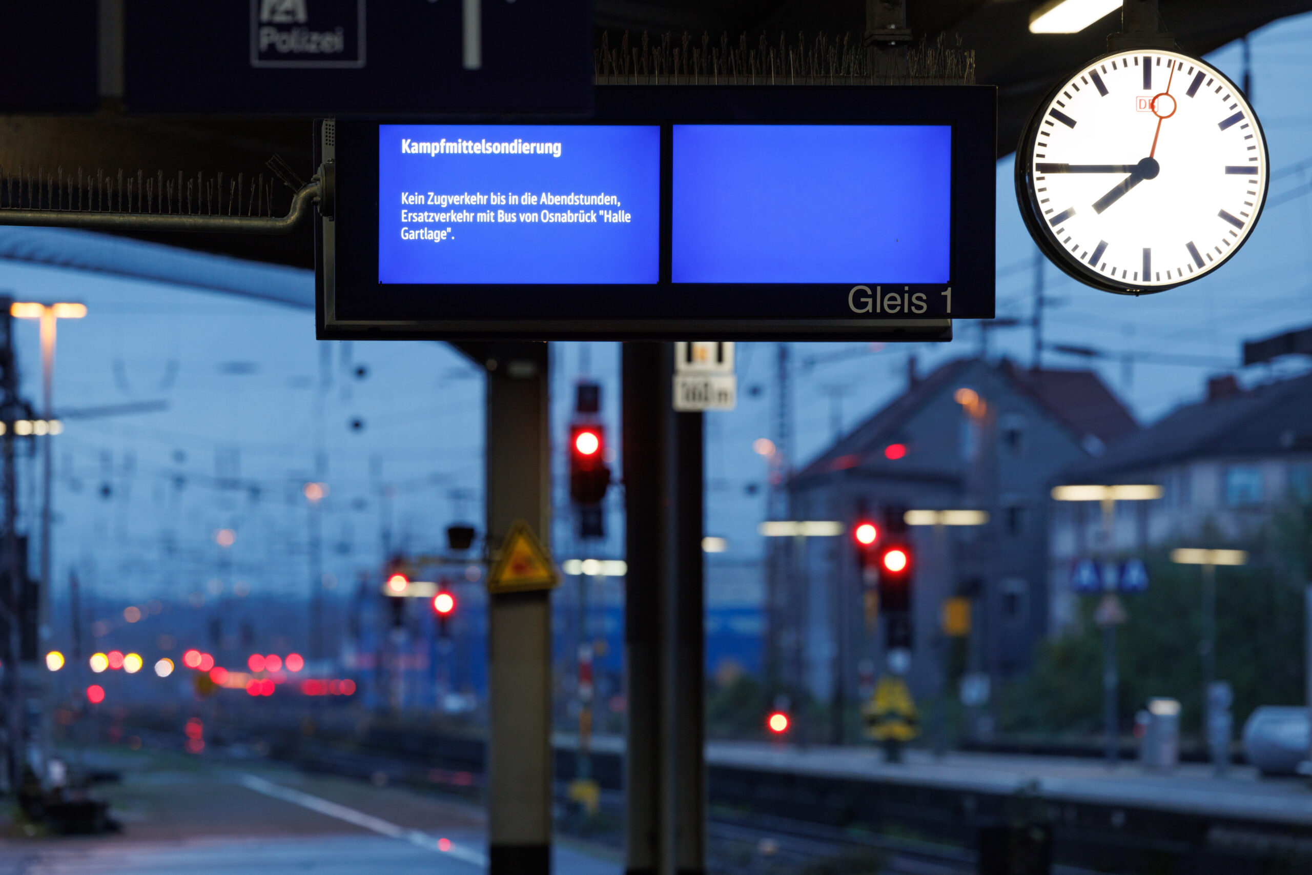 Bombenverdacht - Evakuierung von 14.000 Menschen