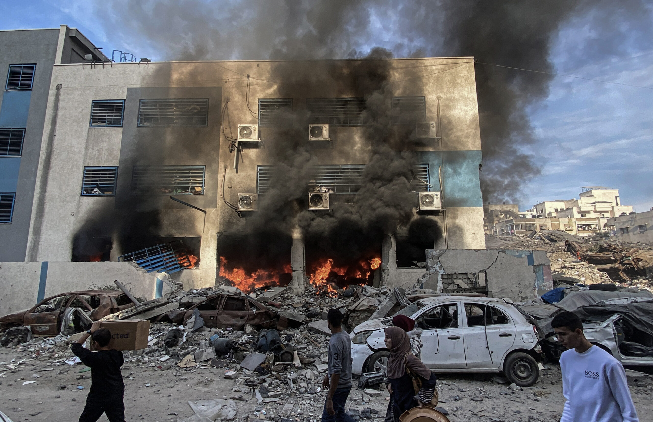 Zerstörte Gebäude in Gaza