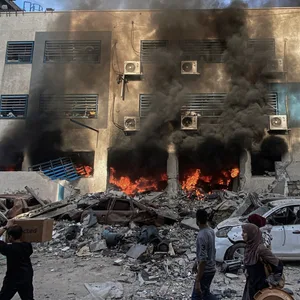 Zerstörte Gebäude in Gaza