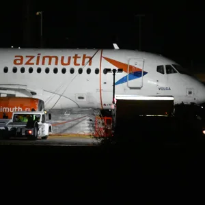 Das russische Passagierflugzeug geriet nach der Landung in Antalya in Brand.