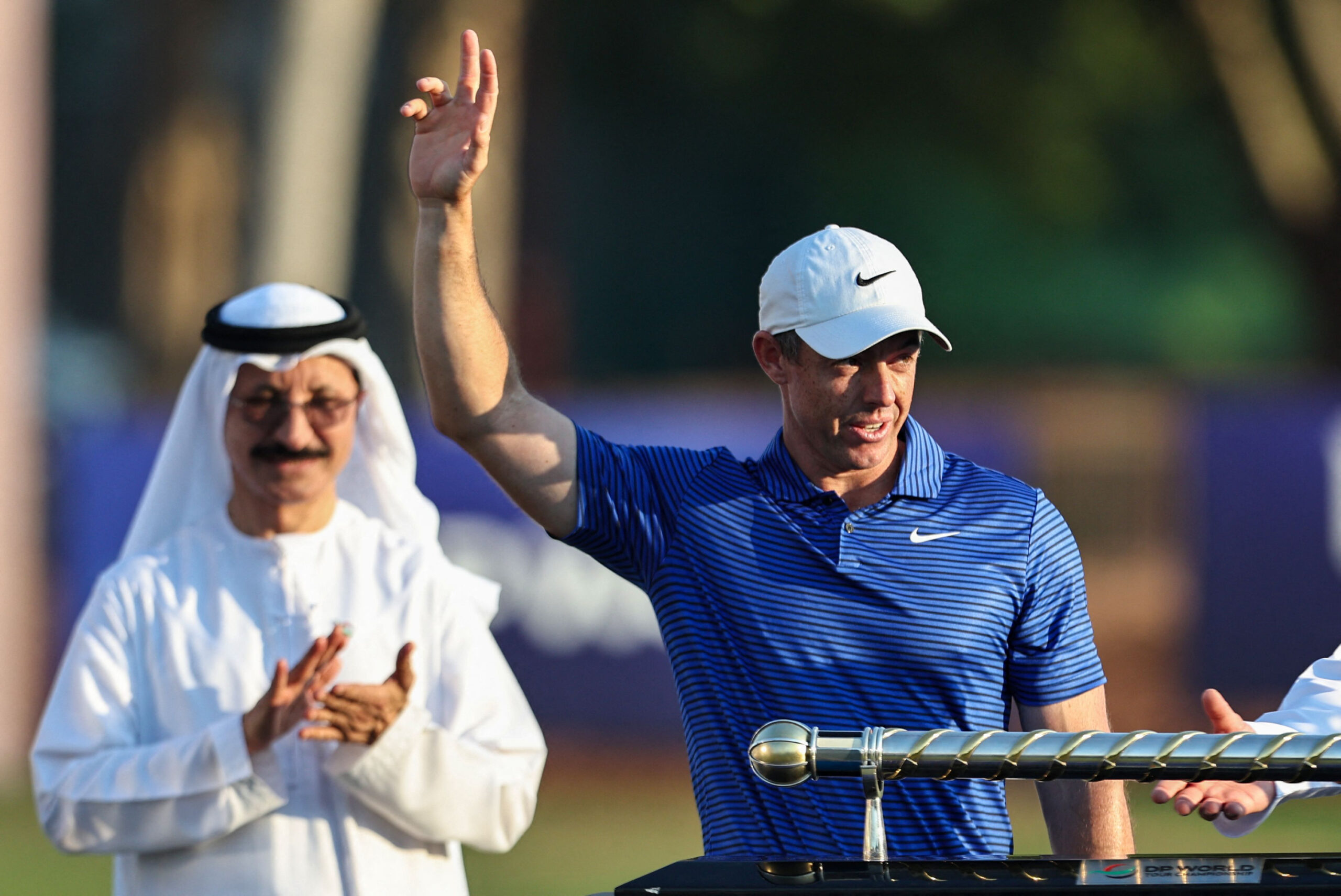 Rory McIlroy nach seinem Triumph in Dubai