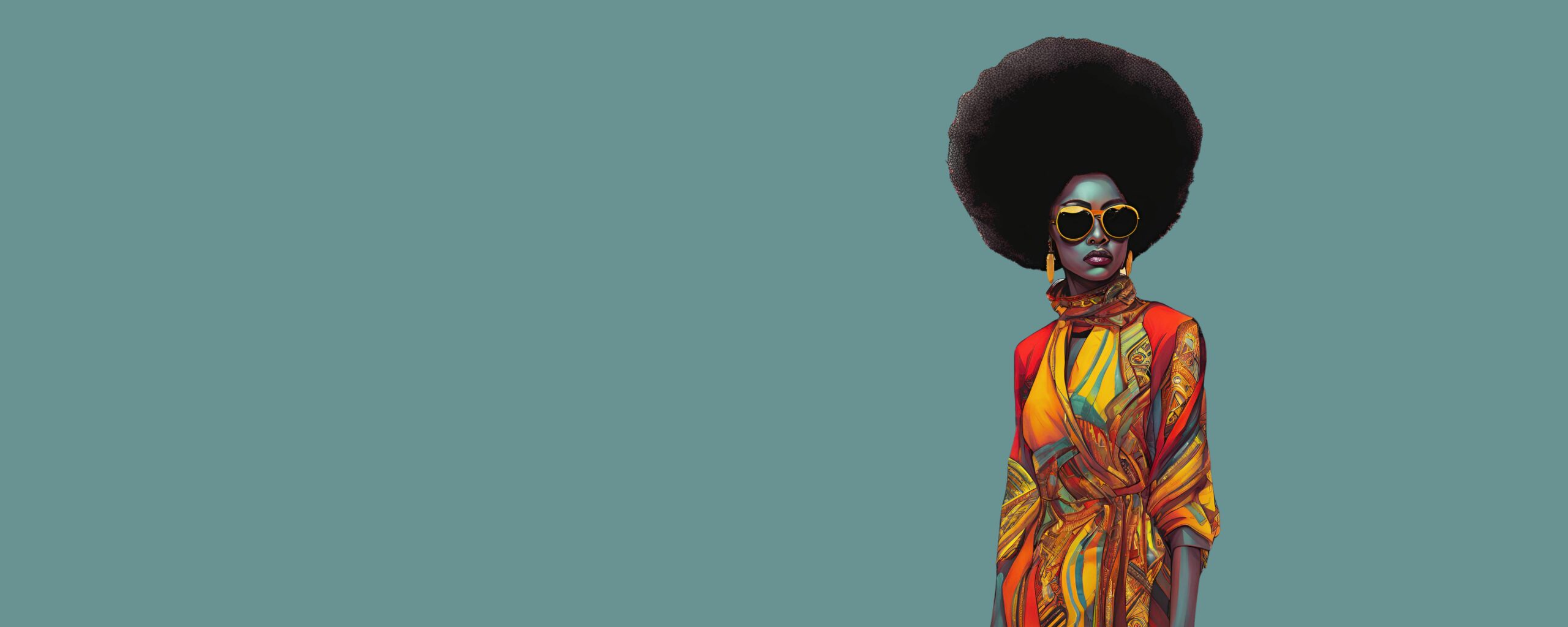 Ein Visual der „Afro Futuristic Convention“