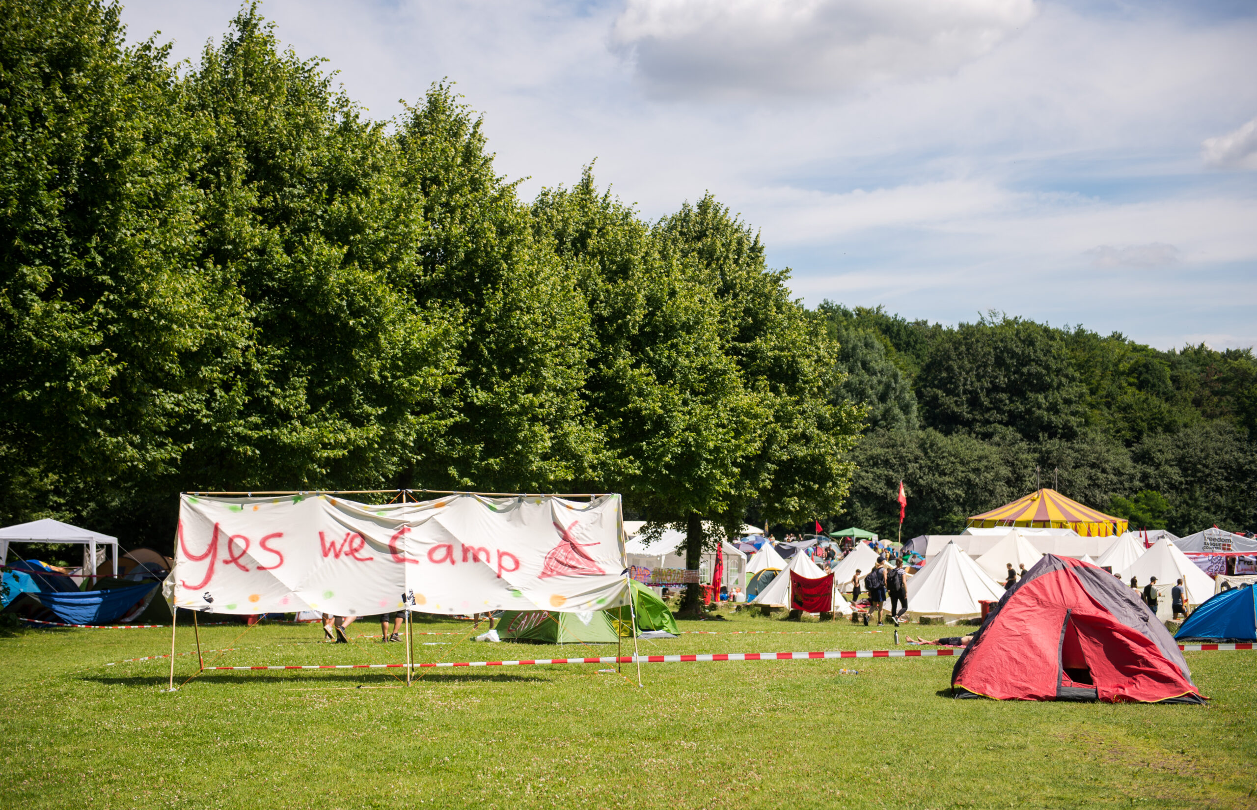 G20-Gipfel - Protestcamp im Altonaer Volkspark