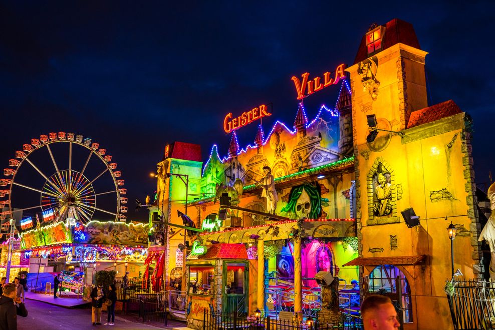 Die Geistervilla auf dem Hamburger DOM