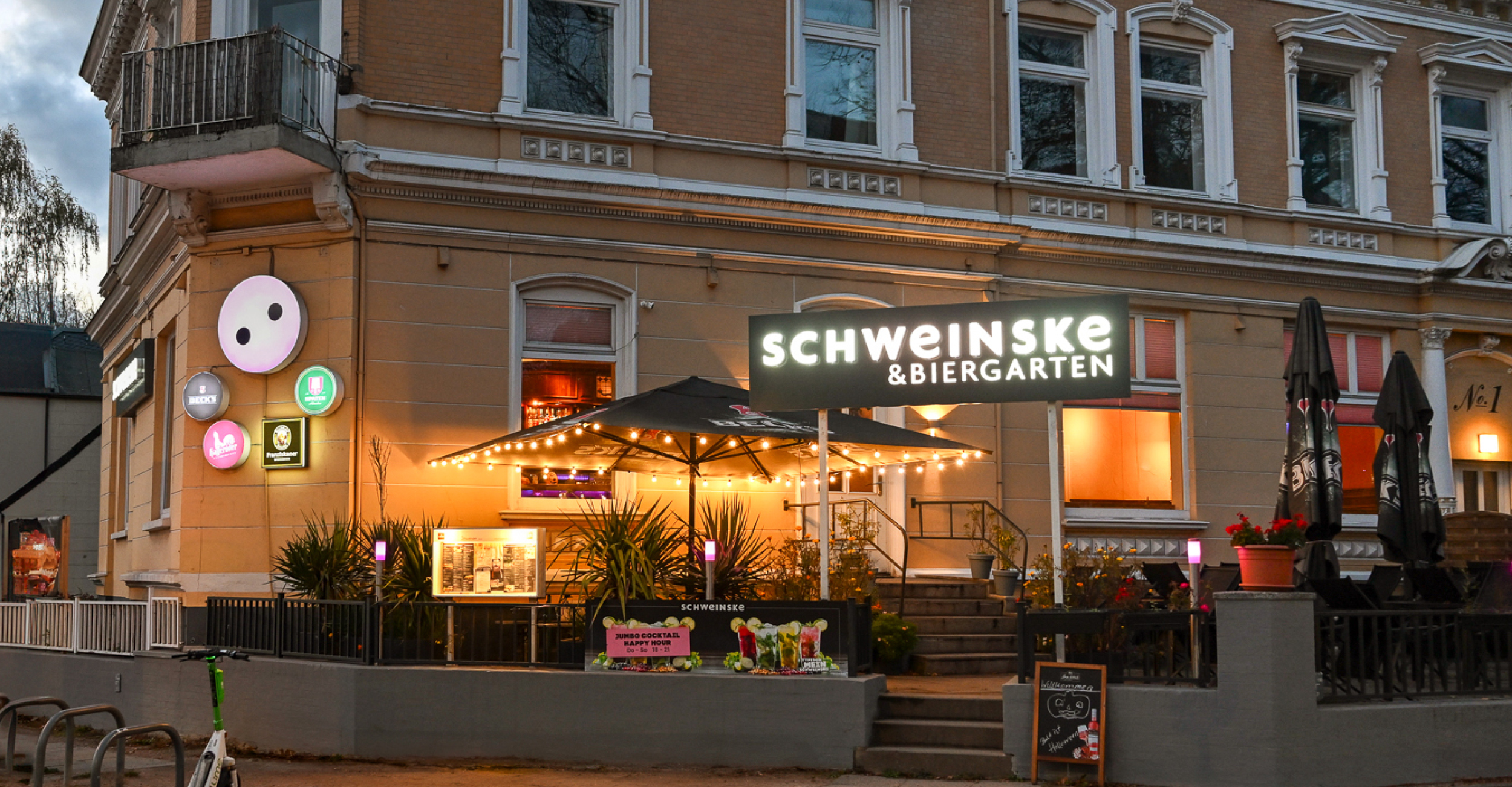 Das Schweinske Restaurant Bahrenfeld von außen