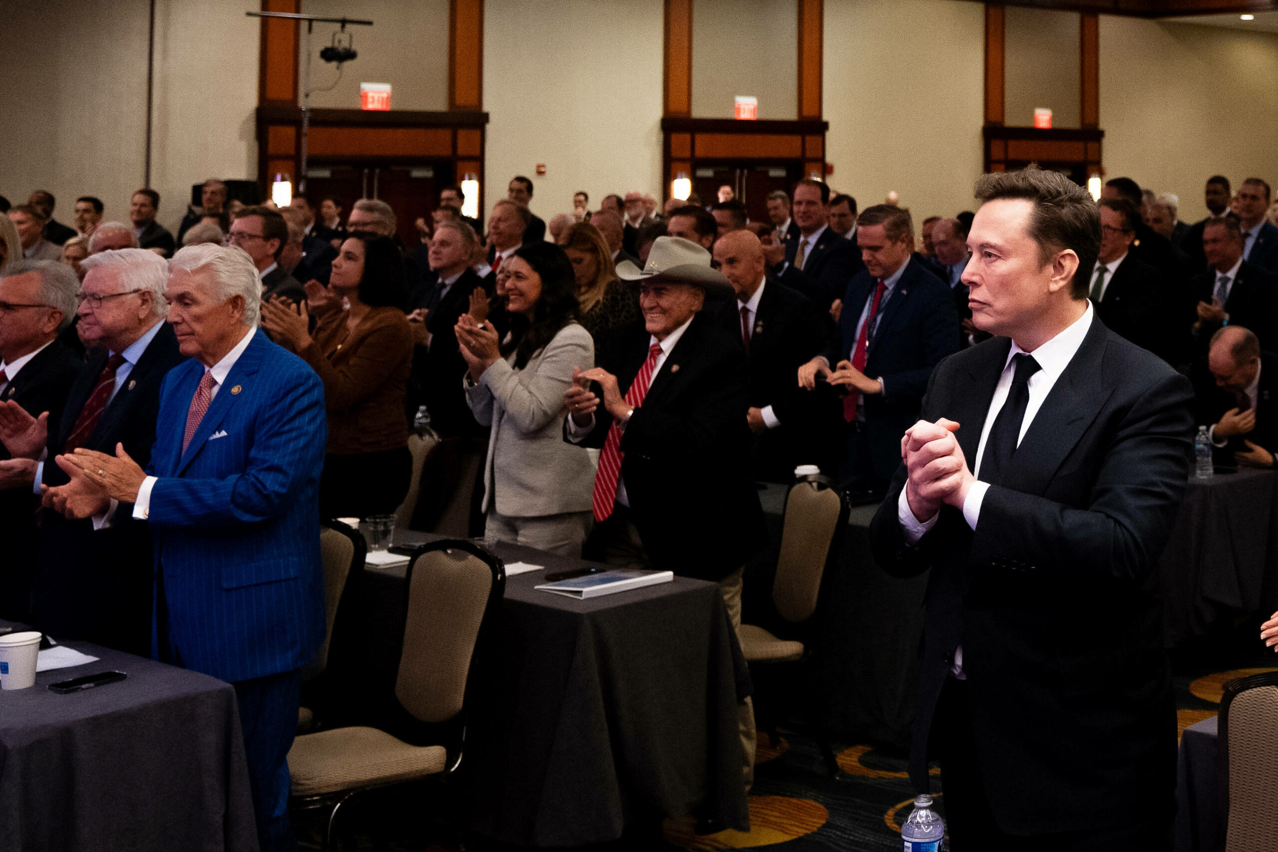 Elon Musk bei einem Treffen der Republikaner im Kongress