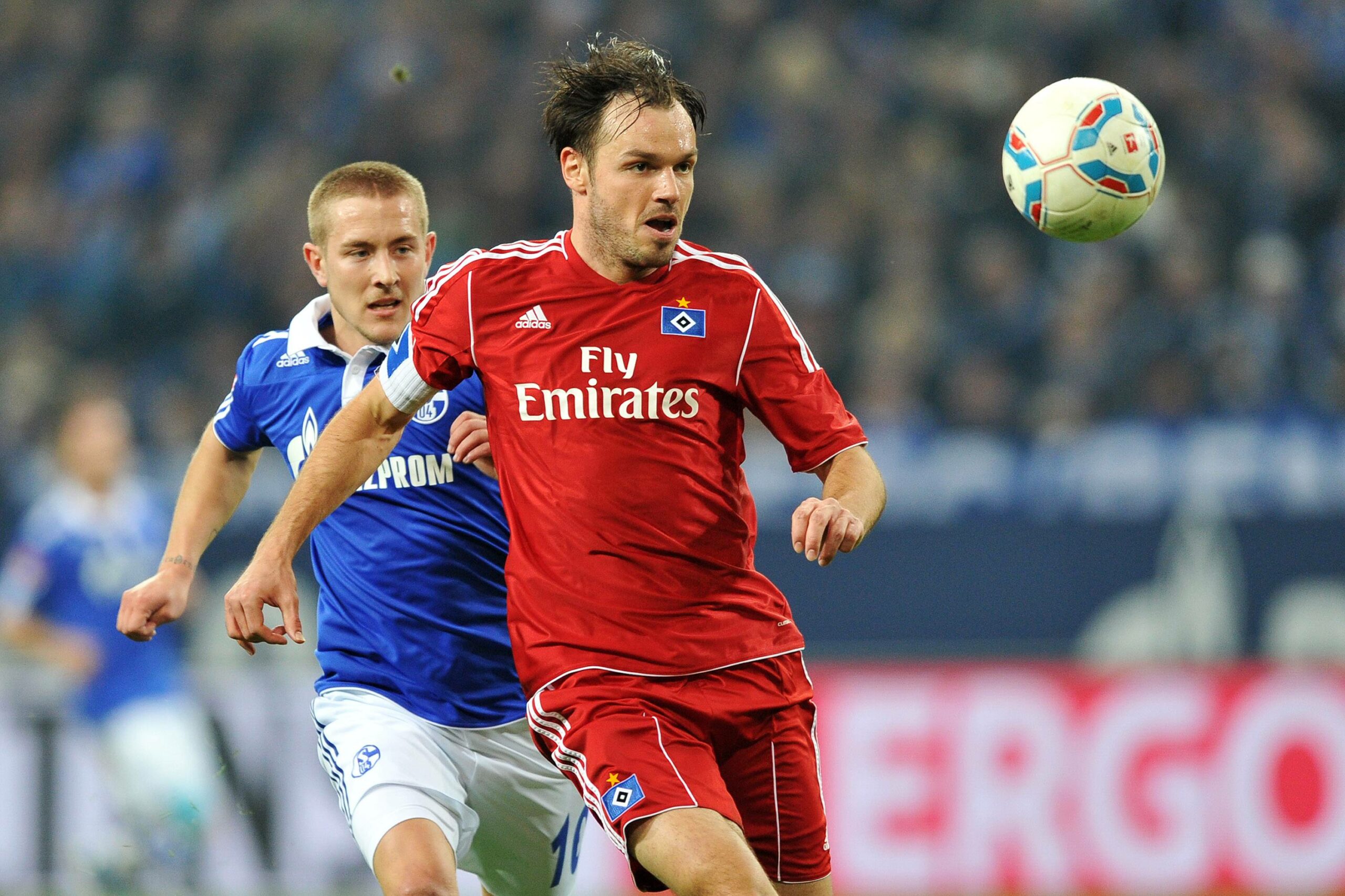 Zwei von 27, die sowohl für den HSV und auch Schalke spielten: Heiko Westermann (r.) und Lewis Holtby.