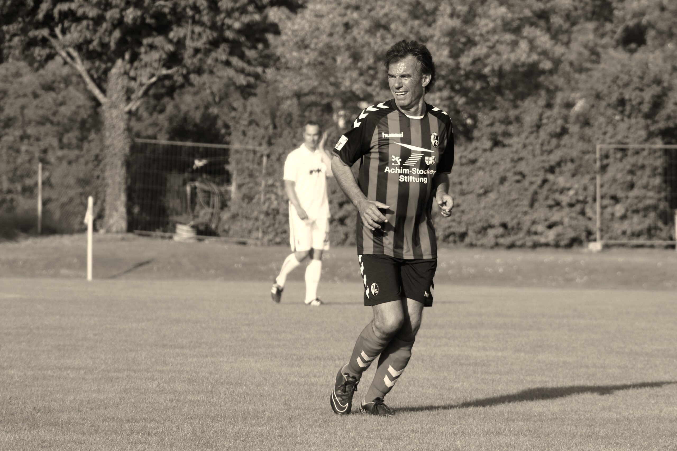 Maximilian Heidenreich beim Spiel der SC Freiburg-Traditionself gegen die FC Augsburg-Traditionself