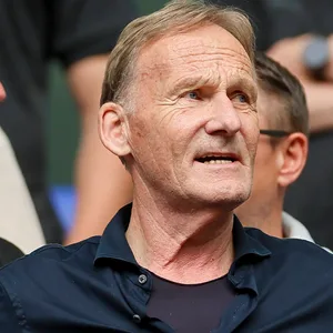 Hans-Joachim Watzke auf der Tribüne