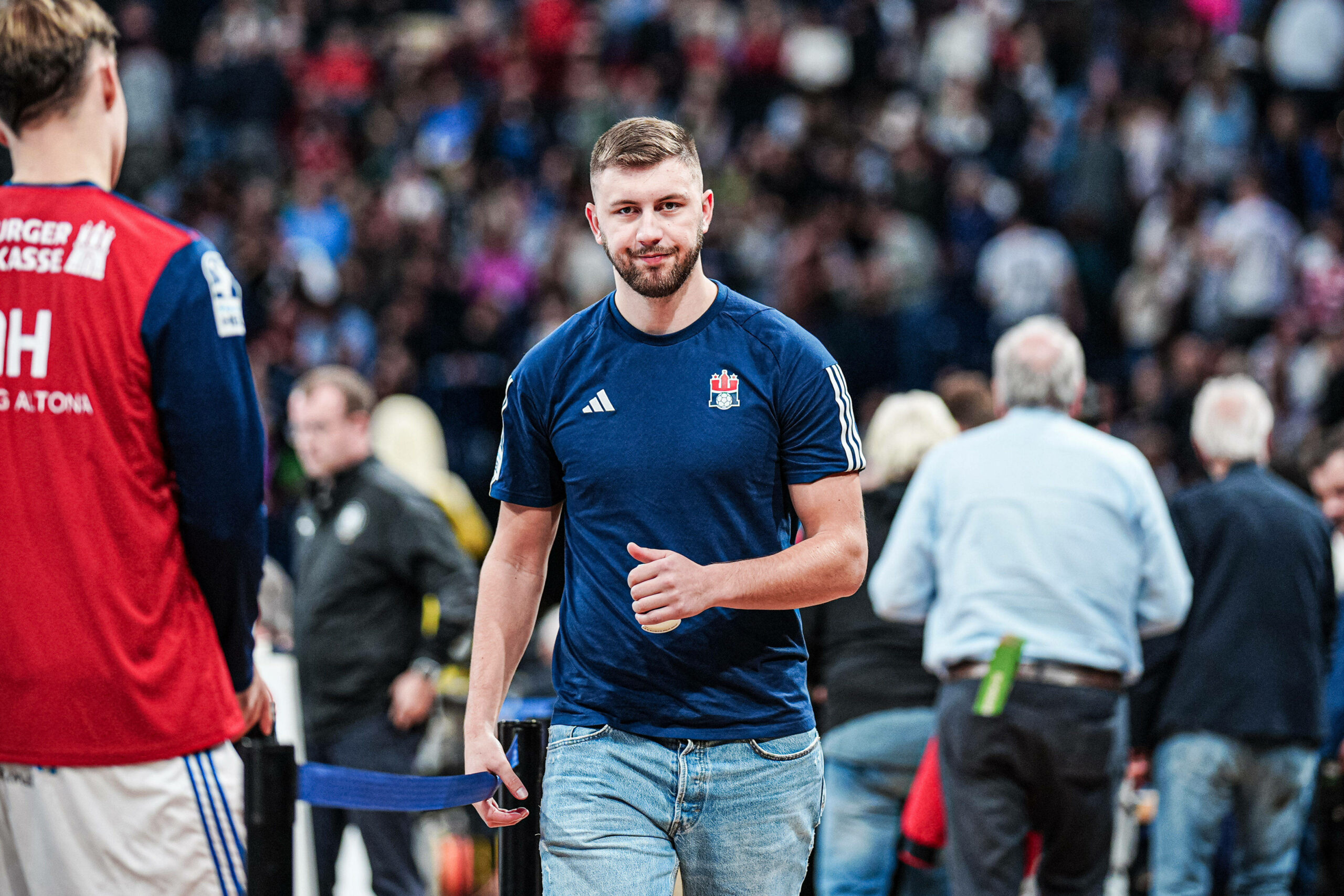 Zoran Ilic nach einem Spiel des HSV Hamburg