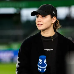 Lena Oberdorf beim Interview