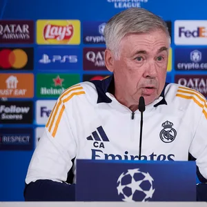 Carlo Ancelotti bei der Pressekonferenz