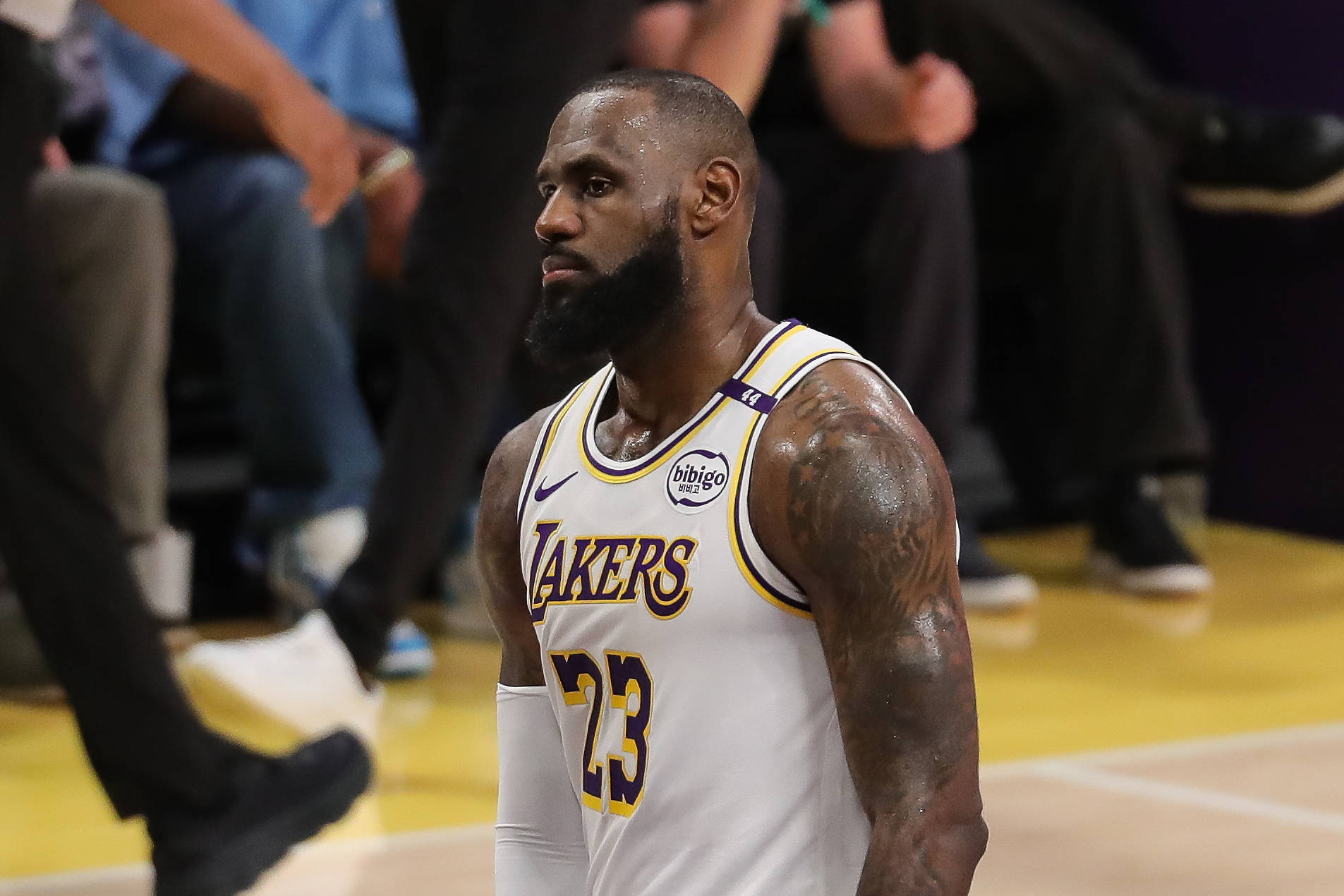 Lebron James im Trikot der Lakers