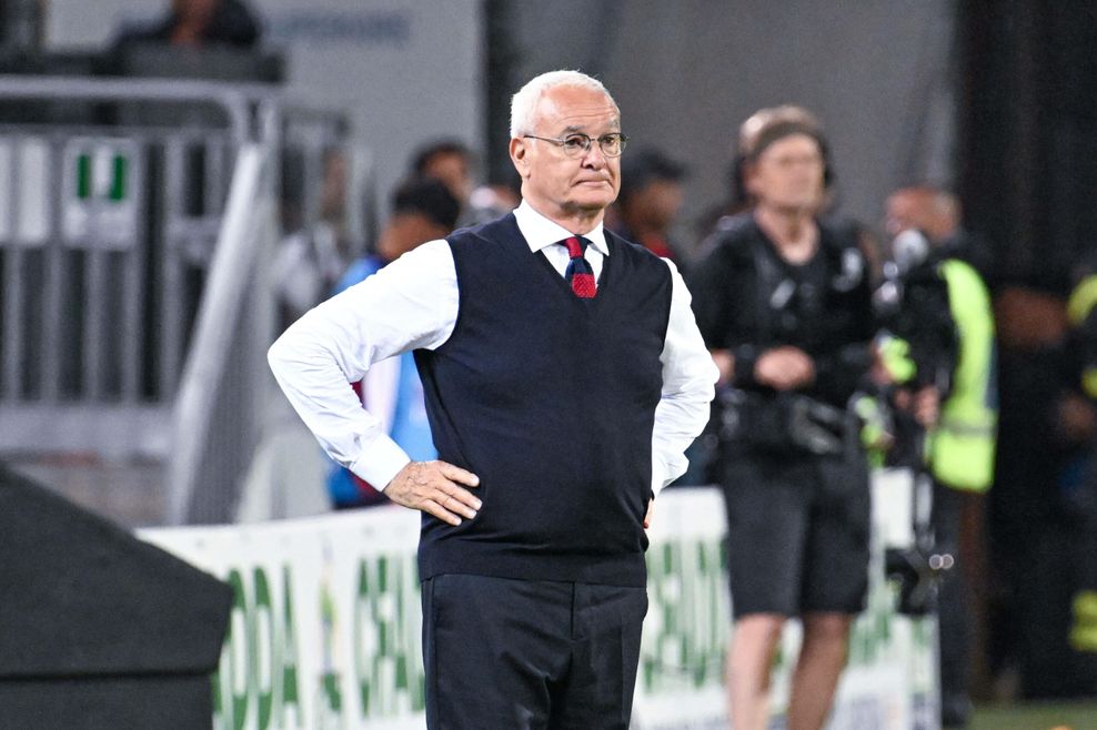 Claudio Ranieri an der Seitenlinie