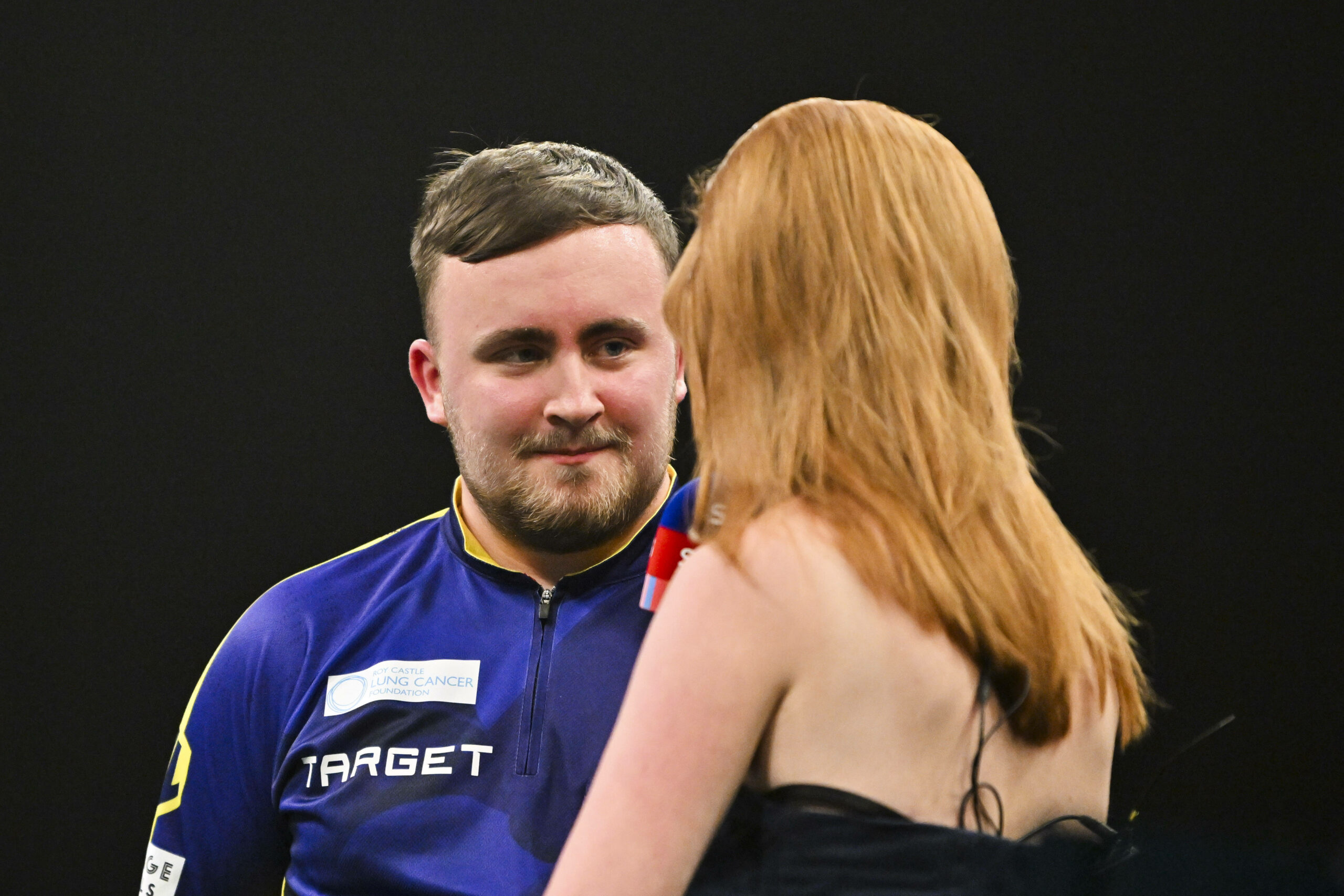 Luke Littler beim Grand Slam of Darts