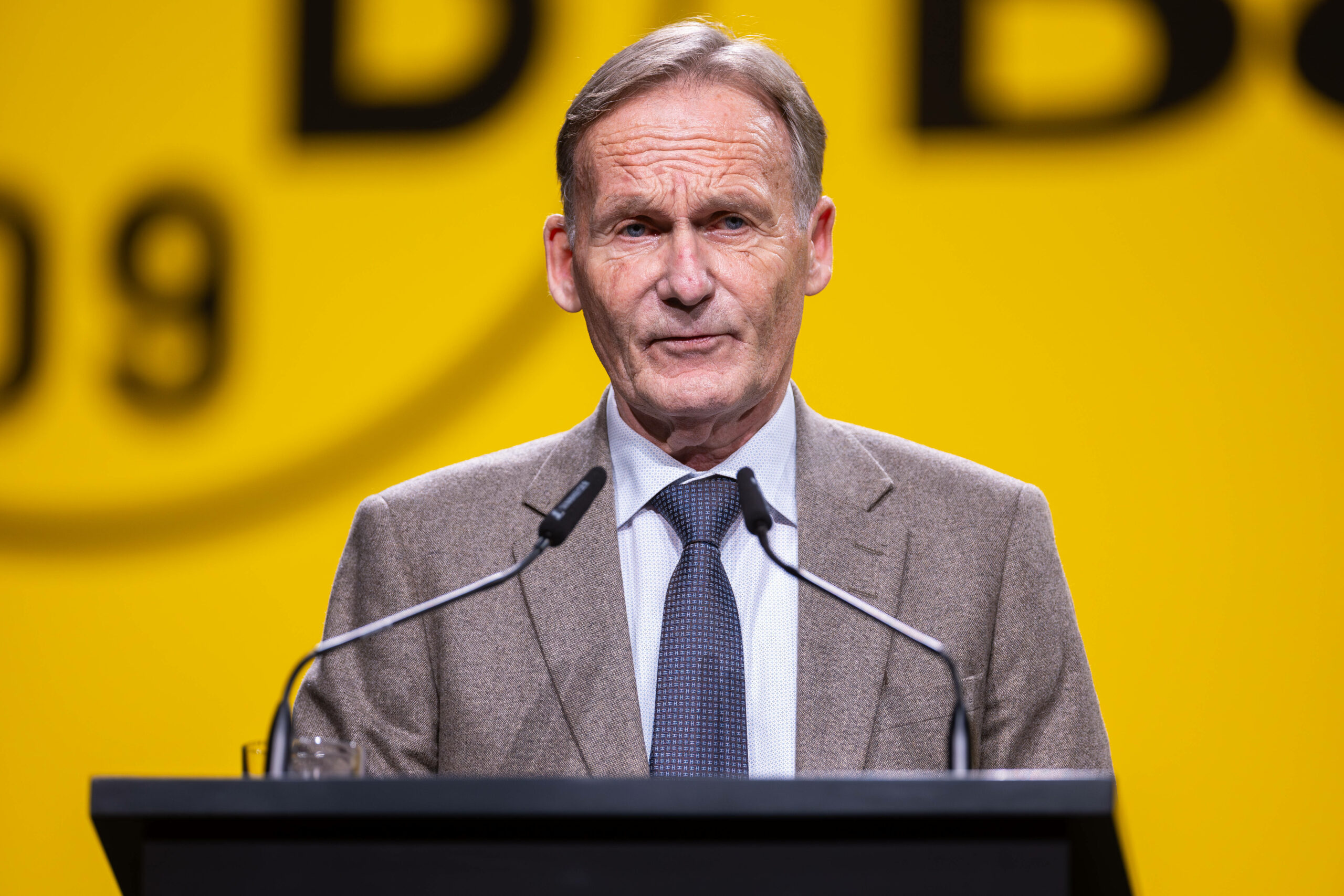 Hans Joachim Watzke am Rednerpult