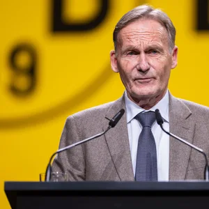 Hans Joachim Watzke am Rednerpult