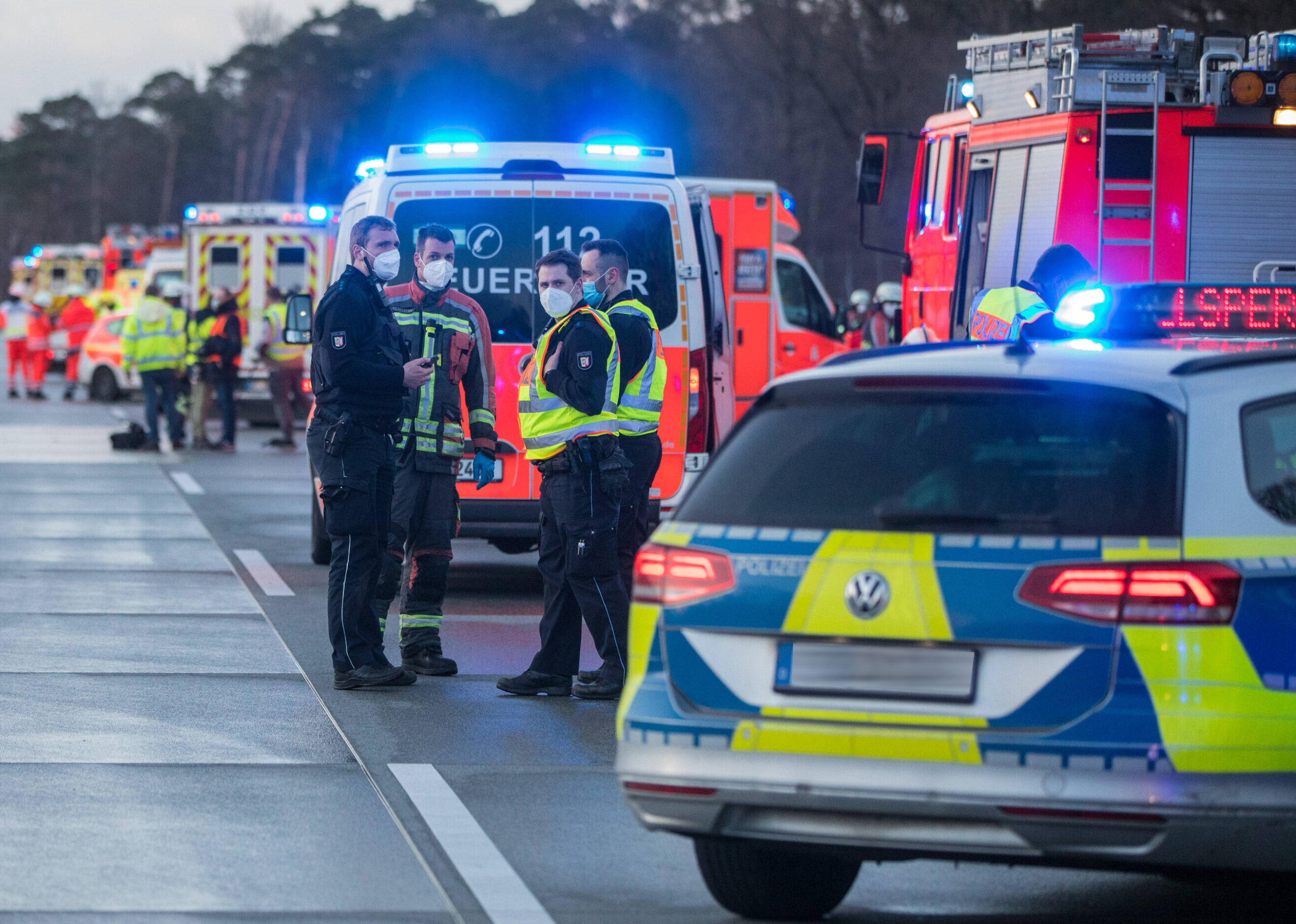 Die Feuerwehr rückte an. (Symbolfoto)