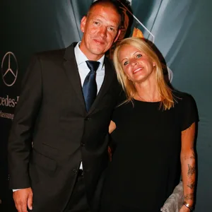 Christian Ziege mit Ehefrau Pia