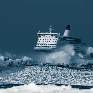 Schiff in Seenot