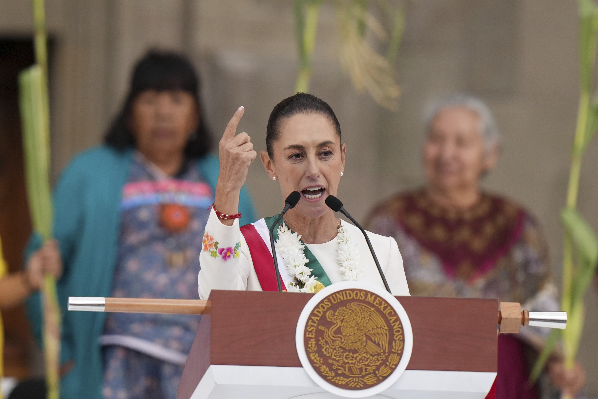 Mexikos Präsidentin Claudia Sheinbaum (Archivbild).