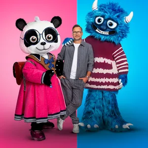 Matthias Opdenhövel mit Panda und Monster