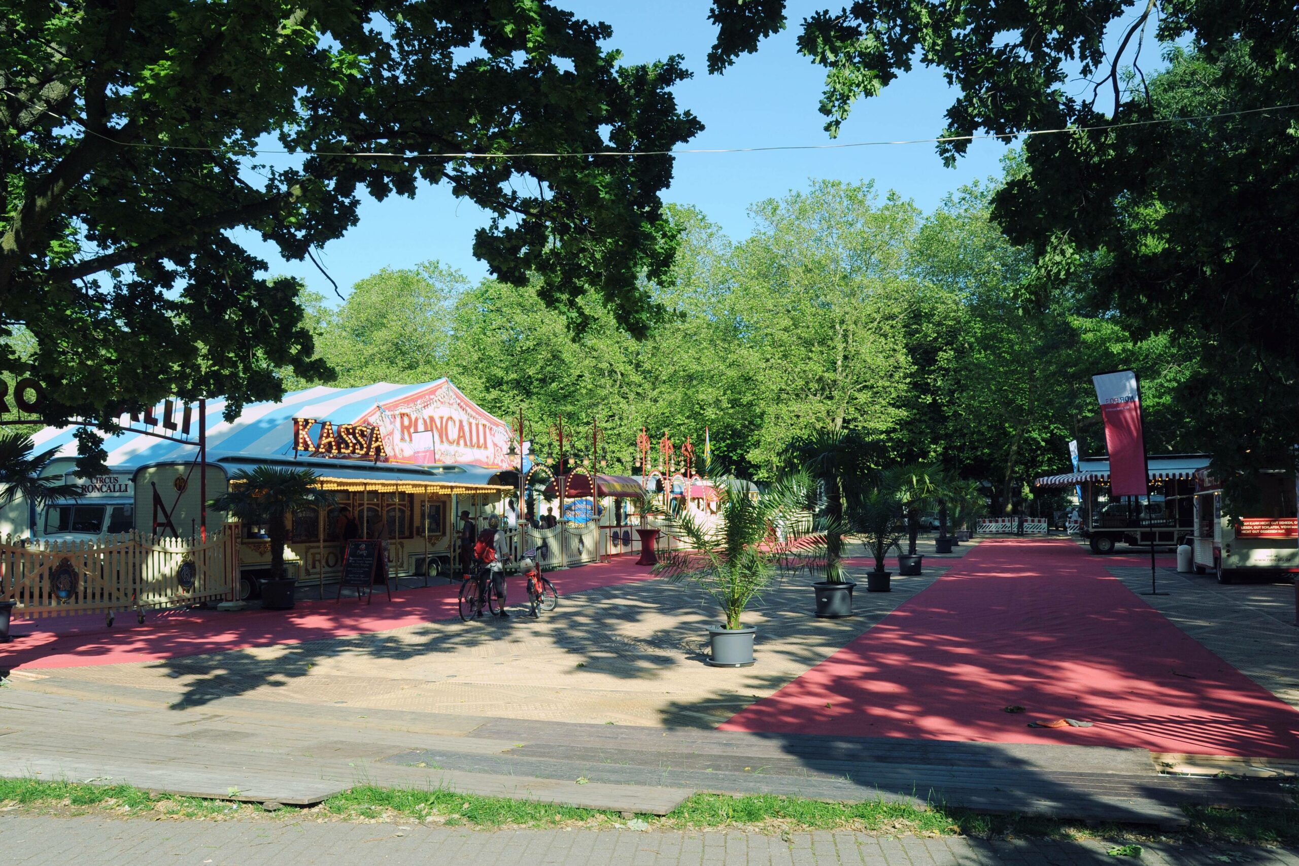 Der Circus Roncalli auf der Moorweide in Hamburg (Archivbild von 2019).