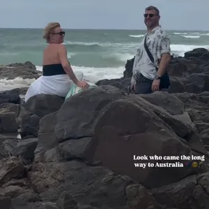 Steffen Baumgart und seine Frau Katja in Australien