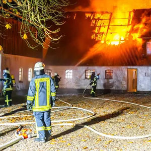 Großbrand im Norden – Tiere aus brennenden Bauernhof gerettet
