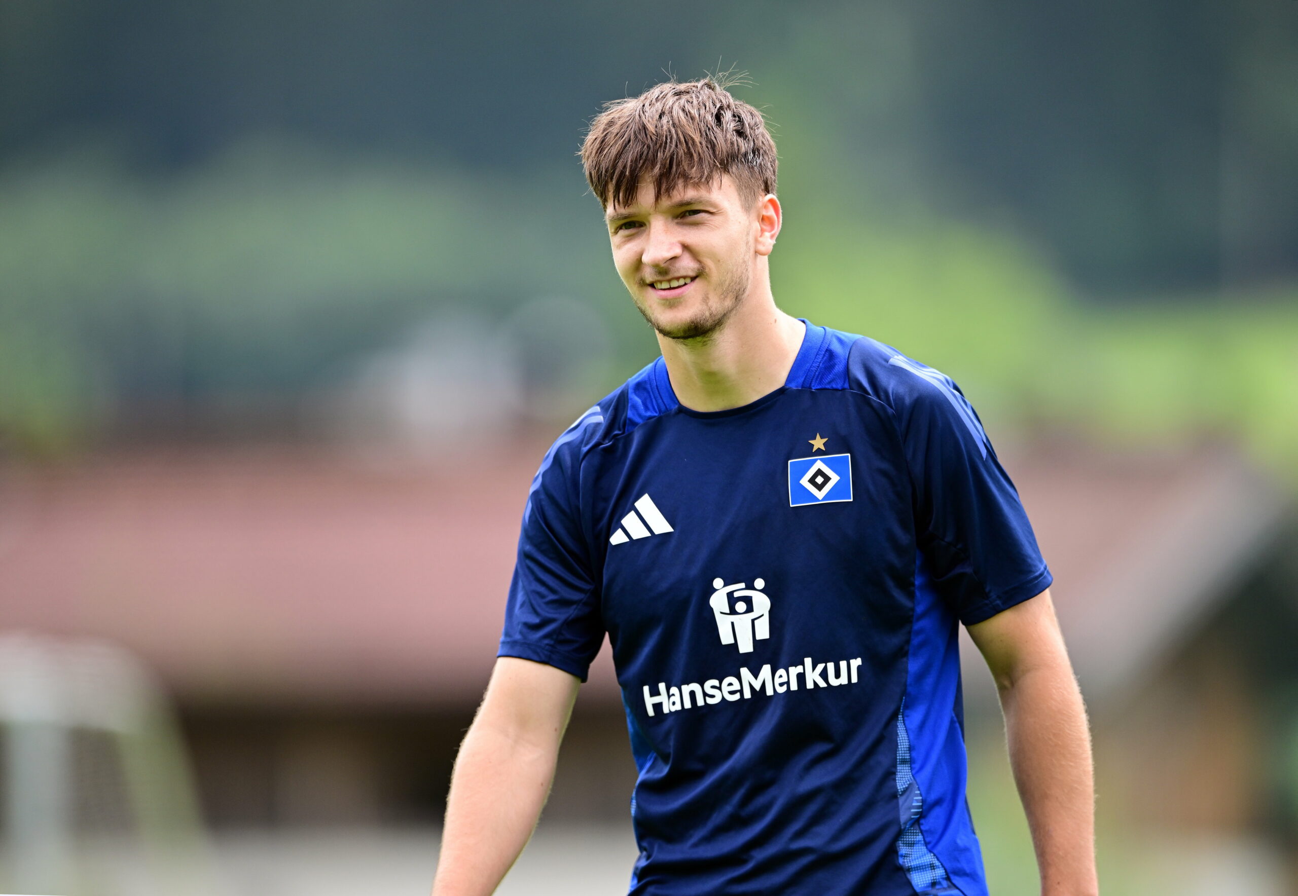 Noah Katterbach im Trainingslager des HSV