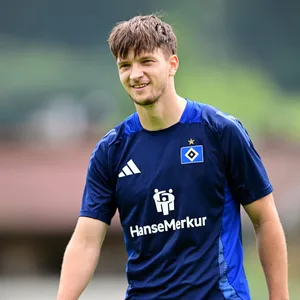 Noah Katterbach im Trainingslager des HSV