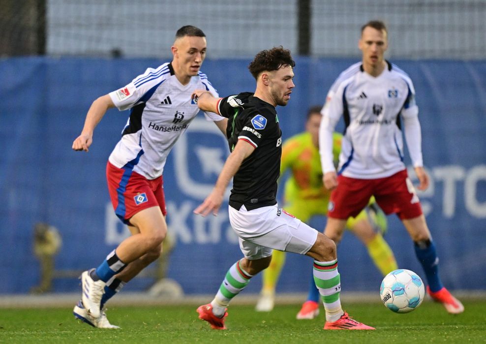 Silvan Hefti im HSV-Testspiel