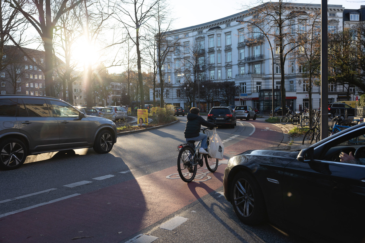 Auf dem Kreisverkehr Klosterstern ist viel los – immer wieder kommt es zu Unfällen.