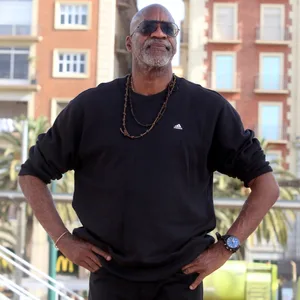 Edwin Moses in Malaga