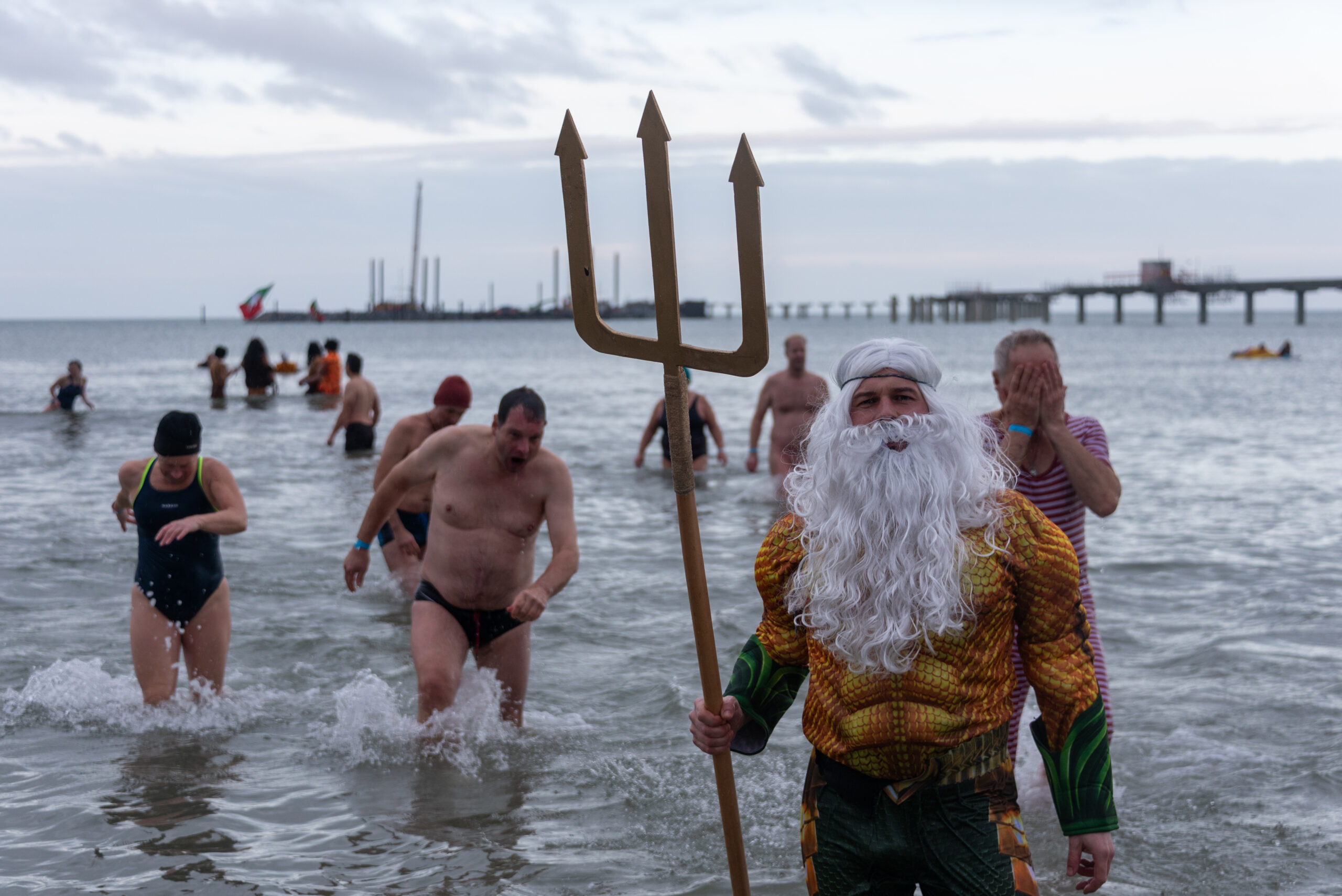 Neujahrsbaden in Prerow