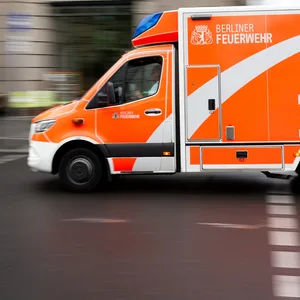 Ein Rettungswagen in Berlin