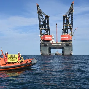 Greenpeace-Aktion auf der Nordsee