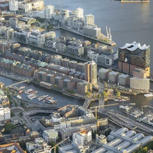 HafenCity aus der Luft