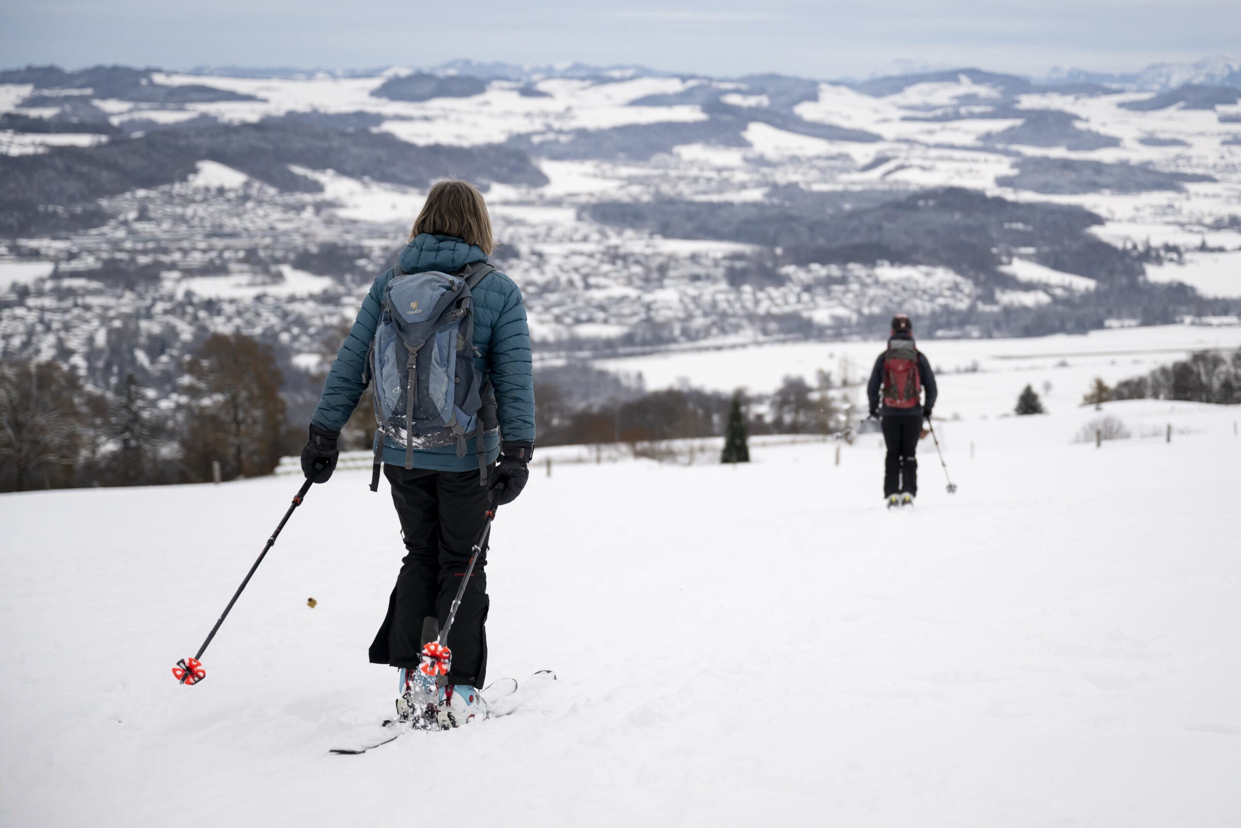 Skifahren Symbolfoto