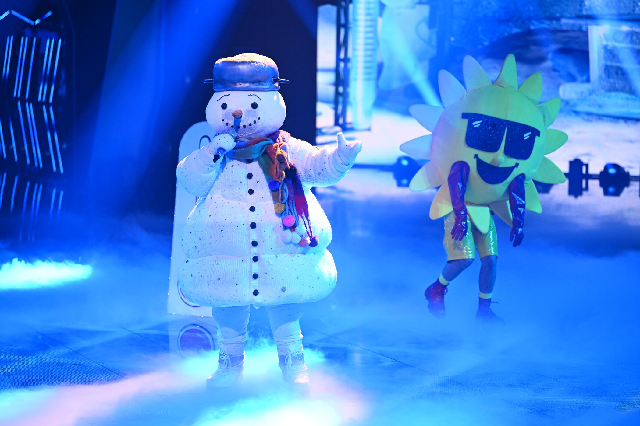 Der Schneemann singt bei „The Masked Singer“