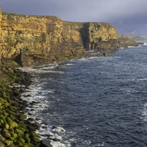 Küste der Shetlandinseln, Schottland, UK