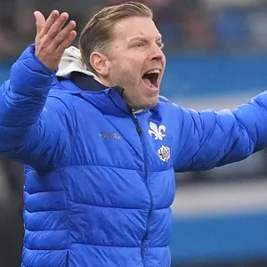 Darmstadt-Trainer Florian Kohfeldt im Spiel gegen den HSV