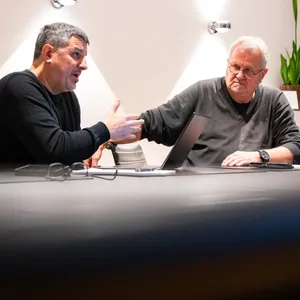 Dejan Lazic (l.) und Norbert Weber