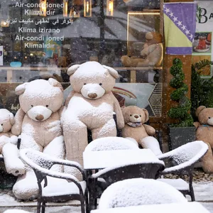 Winterwetter in Bosnien-Herzegowina