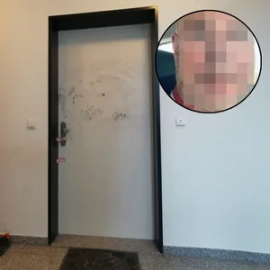 Jose-Benito R. wurde in seiner Wohnung an der Bürgerweide ermordet. Beamte der Mordkommission versiegelten die Tür.