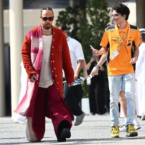 Lewis Hamilton in Abu Dhabi