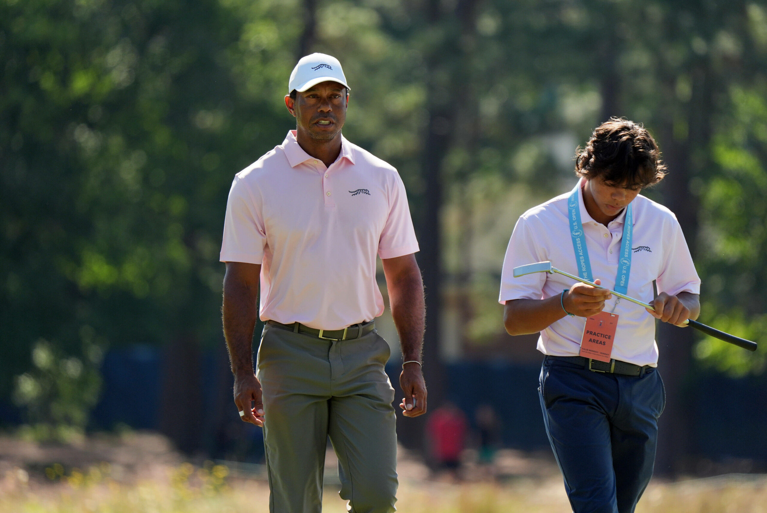 Tiger Woods und sein Sohn Charlie