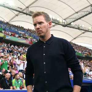 Julian Nagelsmann im Stadion in Stuttgart