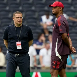 Max Eberl und Vincent Kompany