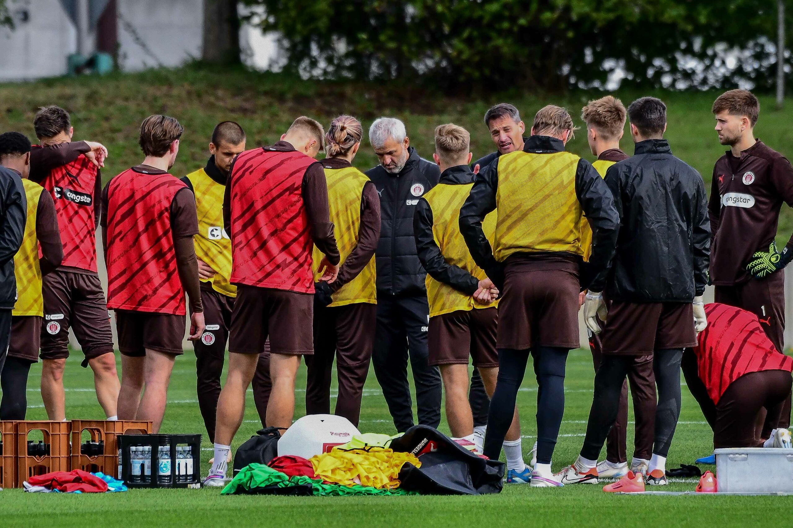 Der FC St. Pauli trainiert an der Kollaustraße in Niendorf.